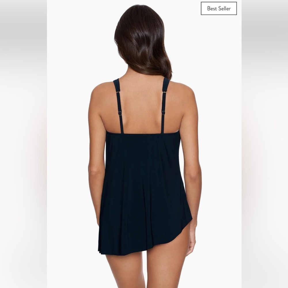 Magicsuit “Winnie” Tankini Top Black Size 16 - Picture 3 of 12